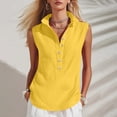 thumbnail image 2 of Posijego Women's Sleeveless Tank Tops Button-Up Collared Blouses Business Casual Office Work Tank Tops for Women, 2 of 7