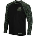 thumbnail image 2 of Men's Colosseum Black Oklahoma State Cowboys OHT Military Appreciation Camo Raglan Long Sleeve T-Shirt, 2 of 4