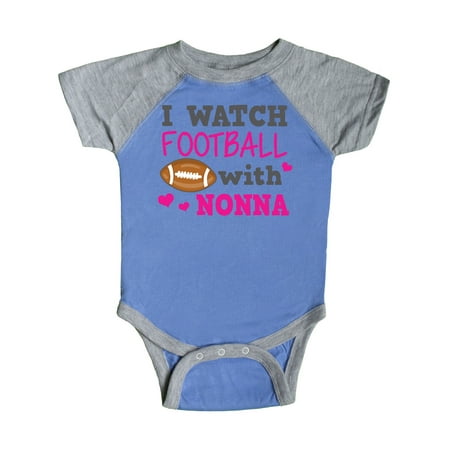 

Inktastic I Watch Football with My Nonna Gift Baby Girl Bodysuit
