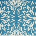 thumbnail image 6 of Nourison Bliss Modern Floral Ivory/Blue 4' x 6' Area Rug, (4' x 6'), 6 of 6