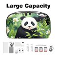 thumbnail image 3 of Panda Hard Drive Case Travel Bag Cord Charger Organizer for Purse - Waterproof Oxford Cloth Digital Electronics Storage Protection - 5.9x9.44x3.14 in, 3 of 6