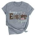 thumbnail image 2 of Patlollav Women Tshirts Under $10, Easter Womens Tops Short Sleeve Colorful Print Round Neck Casual Summer Shirts, 2 of 6
