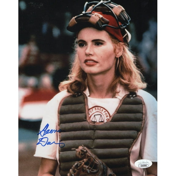 Geena Davis Signed Autographed 8X10 Photo A League of Their Own JSA B