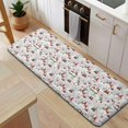 thumbnail image 5 of Multicolor Christmas Gnome Pattern Kitchen Rug Mat,Kitchen Runner Rugs Non Skid Washable,Decorative Kitchen Floor Mats for Kitchen,Sink,Laundry,17"x47.2", 5 of 7