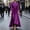 *Purple, variant on ClodeEU Women's Long Sleeve Shirt Dress ,Solid Color Maxi Dress with Belted Waist Black,Womens Plus XL