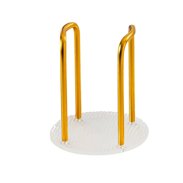 Organizador de almacenamiento de tapas de tazas, dispensador de tazas de café, soporte para tazas y tapas, soporte para vasos de papel para cafetería oro único