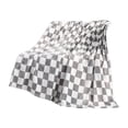 thumbnail image 2 of Kumdkd Checkered Flannel Blanket, 39.37x27.56 Inch Squares Pattern Throw, Soft Polyester Bed Sofa Cover Blanket for Couch, Travel & Nap, 2 of 6