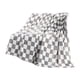 thumbnail image 2 of Manta de franela a cuadros - Patrón de cuadrados en blanco y negro, 100x70cm, poliéster suave, funda de sofá y cama, 17 colores, 2 of 6