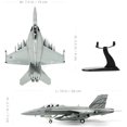 thumbnail image 2 of NUOTIE 1/72 F/A-18F Ultimate Hornet Diecast Alloy Aircraft Model F18F Fighter Jet Simulation Model Kit Military Aircraft Model with Bracket for Collection and Gift, 2 of 6