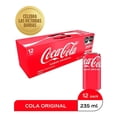 thumbnail image 1 of Refresco Coca Cola 12 Latas con 235 ml c/u, 1 of 4