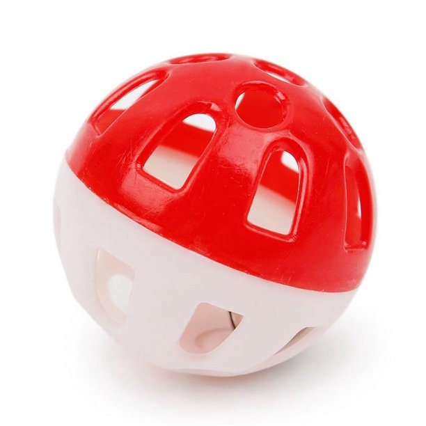 Juguete para gatos con forma de pelota que se auto-hibe y que suena como una campana que se mueve para aliviar el aburrimiento, juguete hueco colorido para gatos
