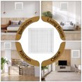thumbnail image 4 of Uxcell 18" x 18" Adjustable Air Supply Diffuser, Aluminum Double Deflection HVAC Vent Cover Air Vent Register for Sidewall Wall Ceiling Floor HVAC System, White, 4 of 5