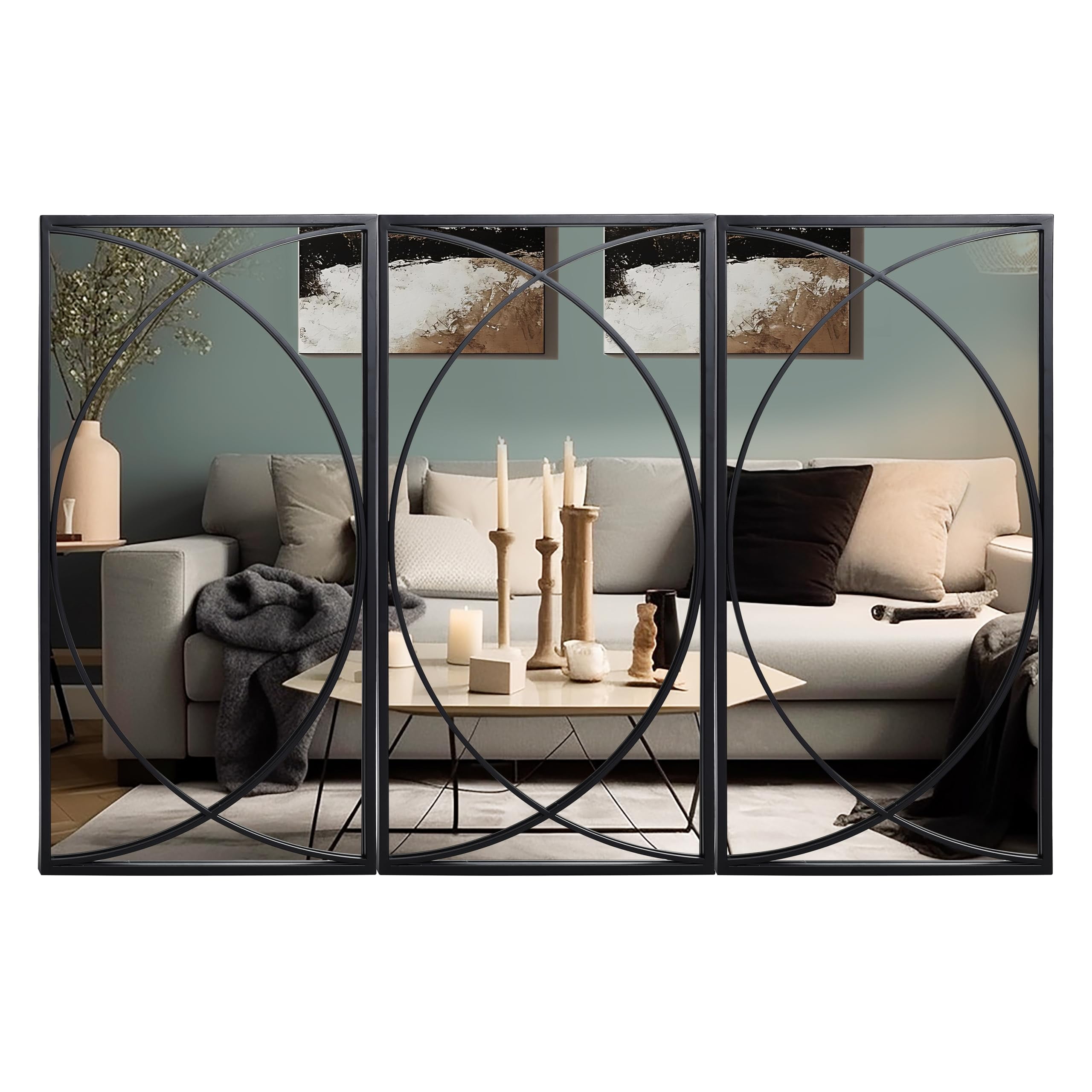 Tia Mirror - Brushed Brass