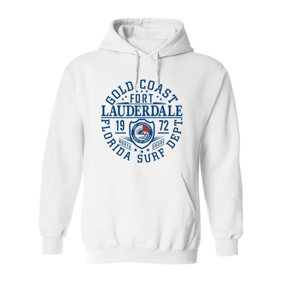 Fort Lauderdale Surf Dept Hoodie Men -Image by Shutterstock, Male XX-Large