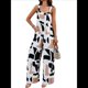 thumbnail image 3 of Bohemios Informales de Verano para Mujer, de Pierna , Holgados, con Estampado Floral y Bolsillos. Color Café M, 3 of 10