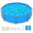 thumbnail image 1 of Costway 1158 Gal Outdoor Family Swimming Pool with Metal Frame Multi-layer PVC Fabric, 1 of 10