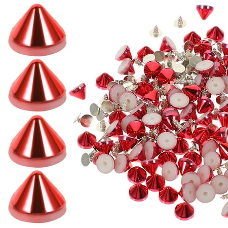 

100Pcs Crafting Studs Plastic Craft Rivets Crafting Rivet Studs Clothing Rivet Spike