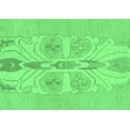 thumbnail image 1 of Ahgly Company Indoor Rectangle Abstract Emerald Green Modern Area Rugs, 5' x 8', 1 of 4