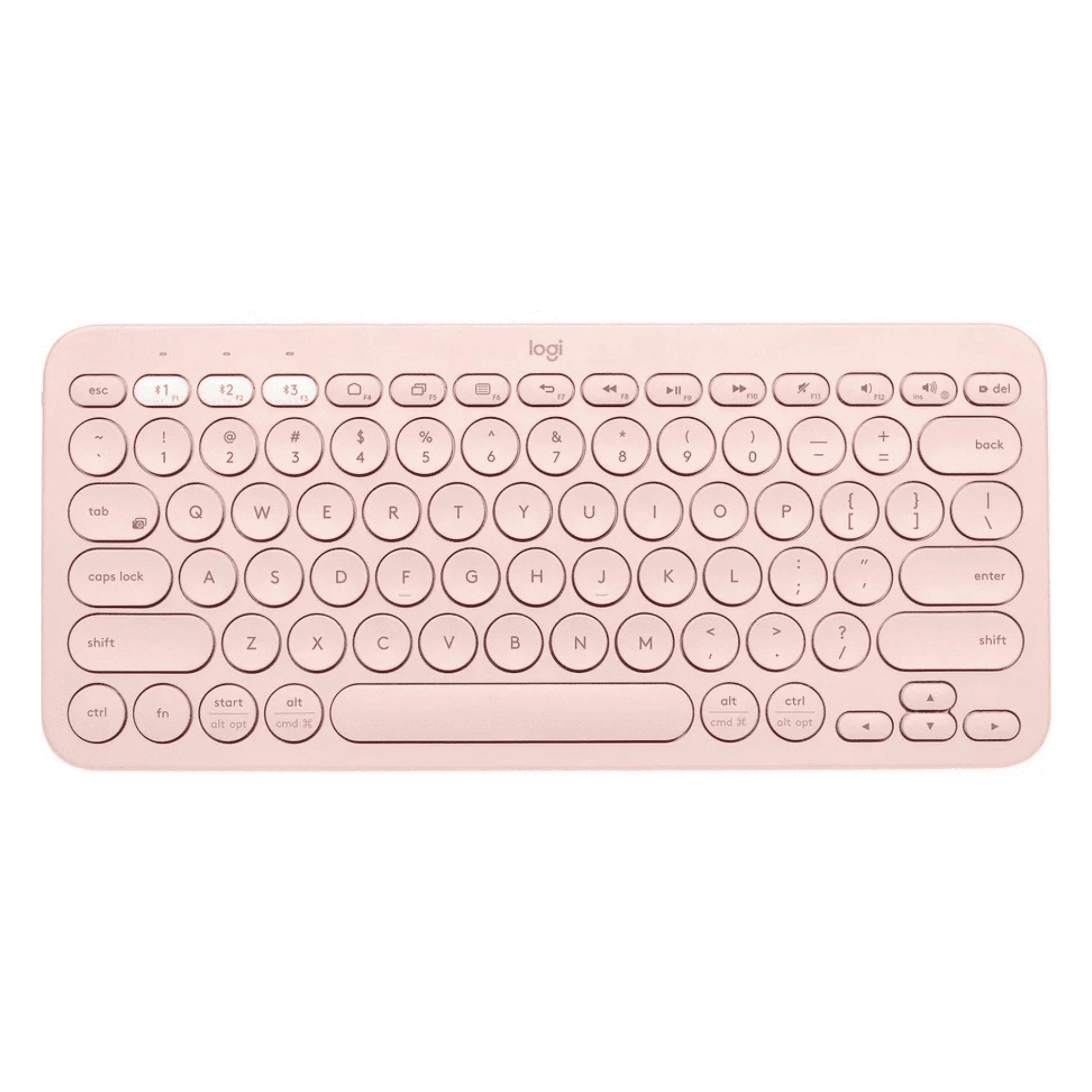 Logitech K380 Multi-device Bluetooth Keyboard - Rose