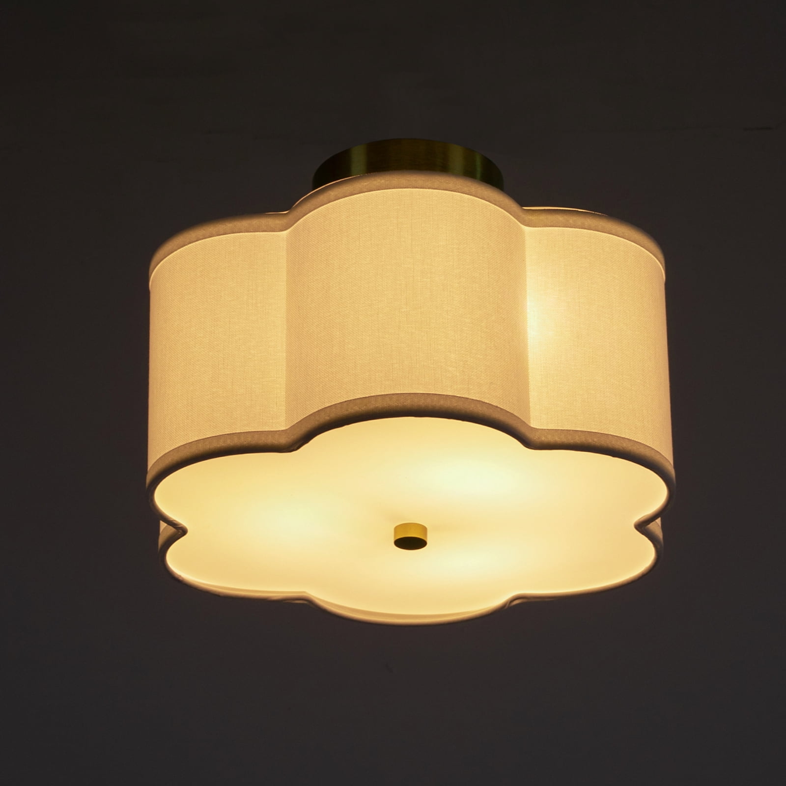 Flush Mount Ceiling Light, Ceiling Light Fixture, Ceiling Lamp for Living Rooms, Bedrooms, Kitchens, Dining Rooms, Entrances (12.99*5.9inch) (Not Included Bulbs)