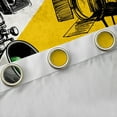 thumbnail image 4 of Manfei Cinema Blackout Curtains,Movie Time Curtains Pack of 2 (38x45 Each),Ancient Filmstrip Window Curtains For Child,Breathable Home Decor, 4 of 6