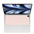 thumbnail image 2 of IBENZER Compatible with 2025 2024 2023 2022 MacBook Air 13 inch Case M4 A3240 M3 A3113 M2 A2681, Hard Shell Case & Keyboard Cover & Type-C Adapter for Mac Air 13.6", Sakura Pink, KK-SKPK+1TC, 2 of 8