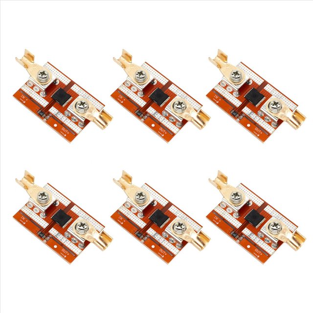 6X Controlador de Diodo de Alto Voltaje 50A 12V 24V 36V Tablero de Protección Antirreflujo de Carga de Batería Solar