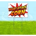 thumbnail image 1 of Wbg Heartatkcrn (18" x 24") Yard Sign, Includes Metal Step Stake, 1 of 6