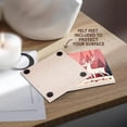 thumbnail image 4 of 3drose, Christmas Reindeer Pink Kitsch Mid-century Retro Art, Set of 4 Ceramic Tile Coasters, 4 of 7