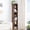 Brown, variant on YQ JENMW 2-Tier Bookcase,Narrow Bookshelf Storage Organizer for Small Spaces,Bedroom,Office,White