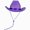 A20-Purple, variant on Ccpelsie Childrens Brown Trimmed Cowboy Hat Western Cowboy Hat Brown Cowboy Hat for Boys and Girls