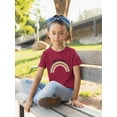 thumbnail image 2 of Follow The Rainbows Retro  T-Shirt Juniors -Image by Shutterstock,  x-Small, 2 of 4