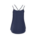 thumbnail image 5 of Bovxnpu Womens Pajamas Set 2 Piece Loungewear Set Casual Cotton Spaghetti Strap Crew Neck Pajama Sleepwear, 5 of 7