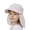 Pink, variant on Kids UPF50 Sun Hat With Neck Flap Adjustable Chin Strap Fisherman Cap for 1-4 Years Toddler Beach Outdoor