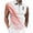 A Orange, variant on Nmnitkp Men's Zip Collar Sleeveless Golf Shirt, Gradient Polka Dot Breathable Athletic Tank Top for Golf, Fitness & Summer Casual Wear Black,M