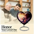 thumbnail image 5 of Paint Tool Heart Urn For Human Ashes - Small Urns For Human Ashes - Decorative Urn For Ashes - Urns For Human Ashes - Cremation Urns For Human Ashes - Heart Shaped Urns - 3-inch, Set Of 2, 5 of 5