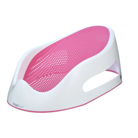 Angelcare Plastic Baby Bathtub Support Seat, Pink, Unisex, 1 Count
