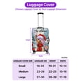 thumbnail image 5 of Merry Christmas Yorkshire Terrier Enjoys Woofmas Winter Xmas Holiday Travel Luggage Cover Yorkie Dog Lover Gifts Suitcase Dust Protective Decor - 02022, 5 of 5