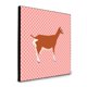 thumbnail image 1 of "Treasures Toggenburger Pink Check Panel wall-decor, Multicolor" Caroline's Treasures BB7881UP88, 1 of 1