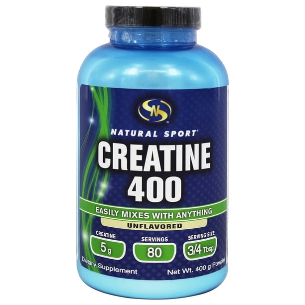 Natural Sport - Creatine 400 Unflavored - 400 Grams - Walmart.com ...
