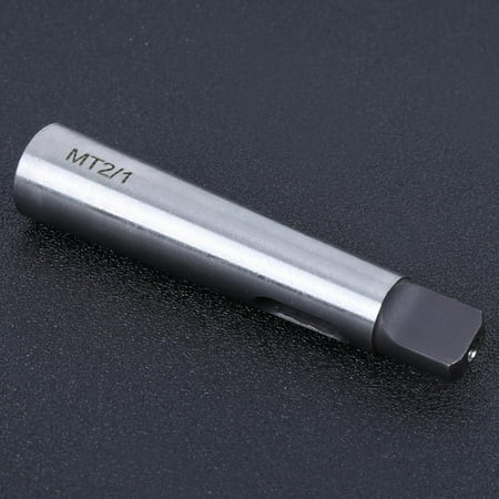 

Henmomu Taper Reducing Adapter Drill Sleeve MT2 To MT1 Taper Reducing Adapter Drill Sleeve Silver High Hardness Wear Resistance MT2 To MT1