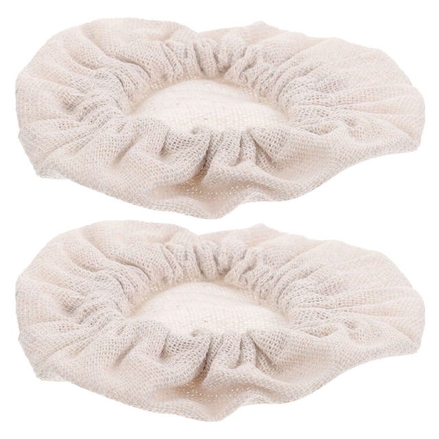 BESTYASH 2Ud Cubierta De Tela Para Frascos De Vidrio Beige Ideal Para Conservas Y Fermentación
