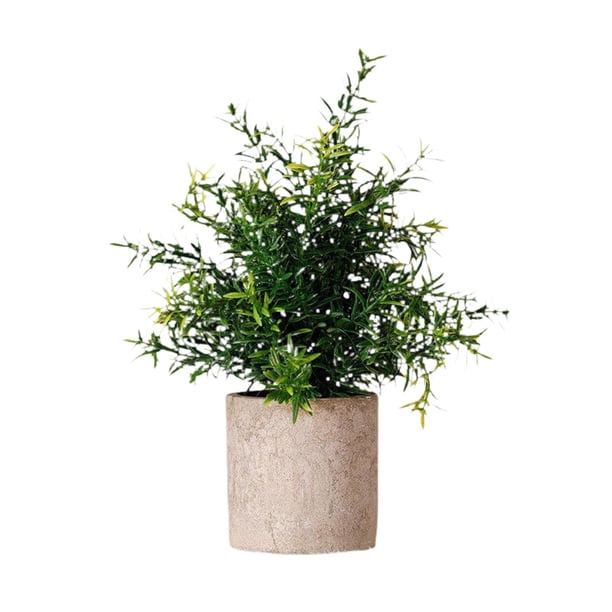 Planta artificial en maceta, planta de imitación, regalo de inauguración de la casa realista, decoración. Estilo B