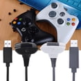 thumbnail image 4 of 2 cables de carga para Xbox 360, controlador de juego inalámbrico, joystick (negro) Universal  Accesorios Electrónicos, 4 of 5