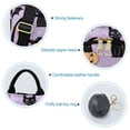 thumbnail image 7 of FORMRS Women's Travel Backpack Purse Anti-Theft Hidden Pockets Casual Shoulder Bag, Light Purple Halloween Black Cat, 7 of 7