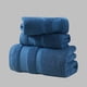 thumbnail image 1 of Nvzi 2 paños suaves, azul oscuro, 74x34cm - Toallas de baño de algodón para la cara y el cuerpo, paños absorbentes para la cara y el cuerpo., 1 of 5