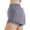 Gray, variant on Women's 2 in 1 Running Shorts with Liner Pockets Quick Dry Athletic Workout Gym Shorts Navy,S