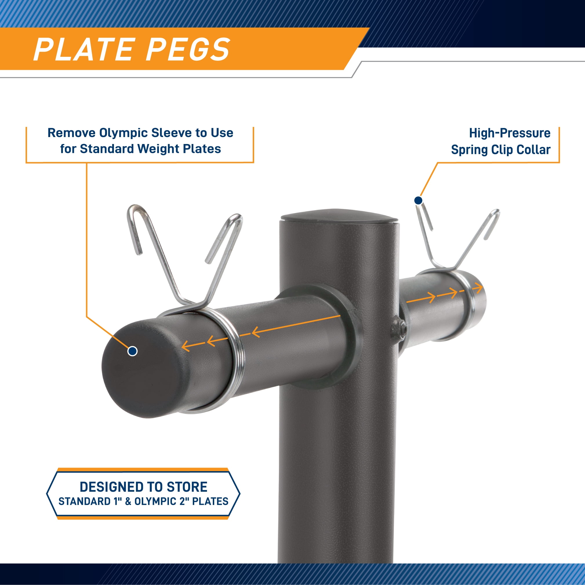 Olympic weight pegs sale