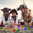 thumbnail image 6 of 13PCS Gemstone Treasure Hunt Kit - Pirate Chest with Sparkly Crystals for Pool Diving Games, Mermaid Party Favors & Sensory Play, Christmas Gift for Kids, 6 of 6