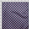 thumbnail image 4 of oneOone Cotton Poplin Twill Navy Blue Fabric Floral Retro Diy Clothing Quilting Fabric Print Fabric By Yard 56 Inch Wide, 4 of 4